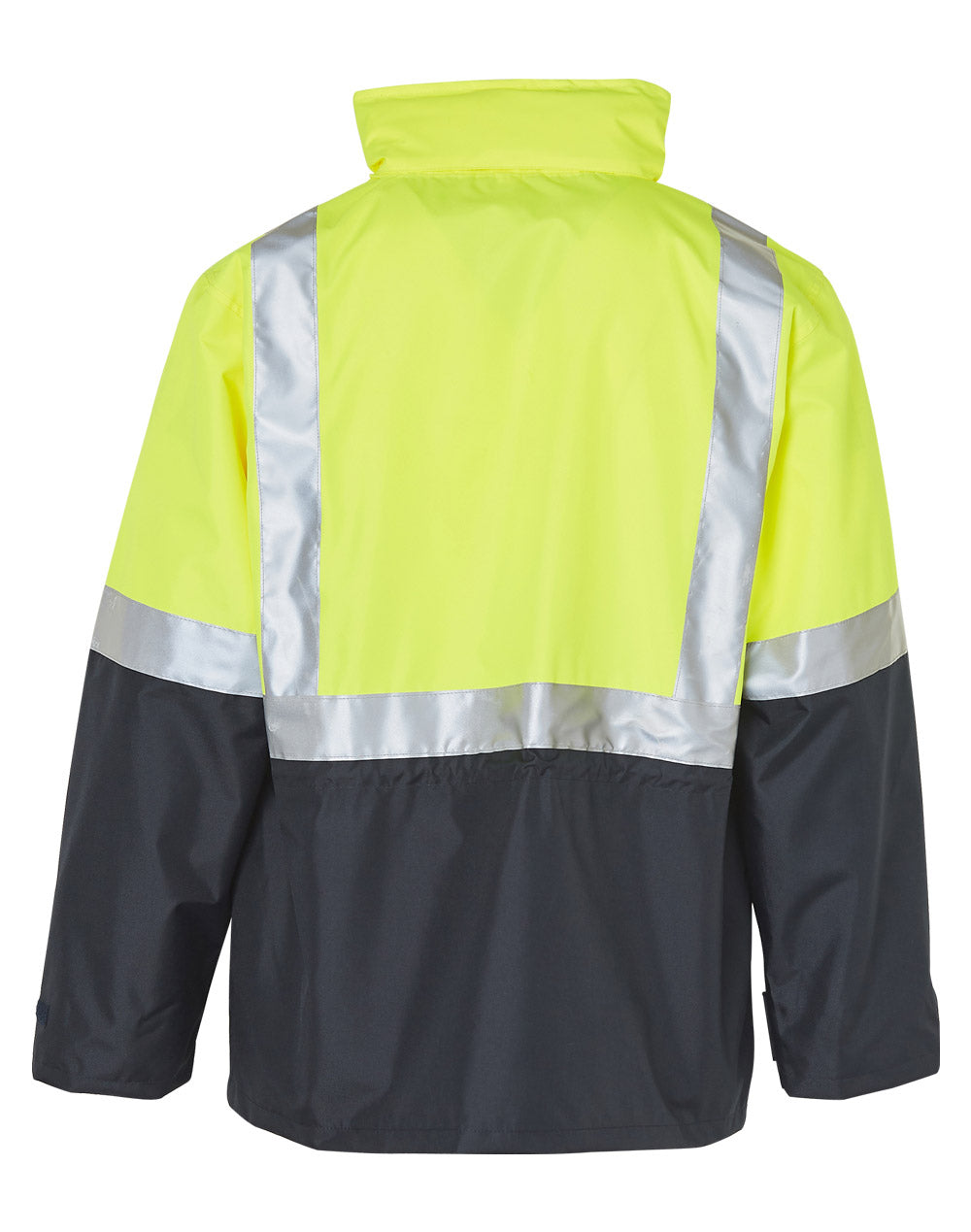 High Vis Reversible Vest And Jacket - Yellow Navy