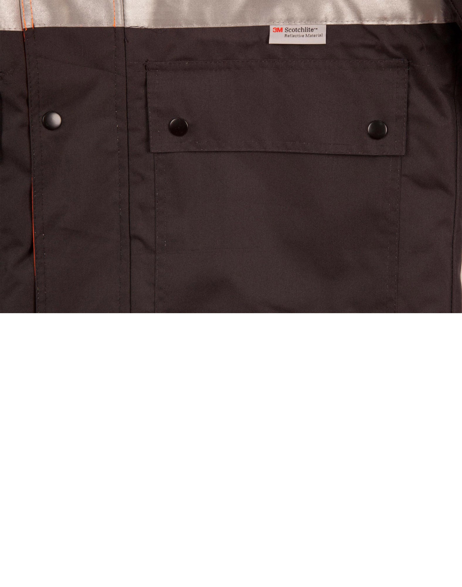 Hi-Vis Two Tone Rain Proof Jacket With Quilt Lining