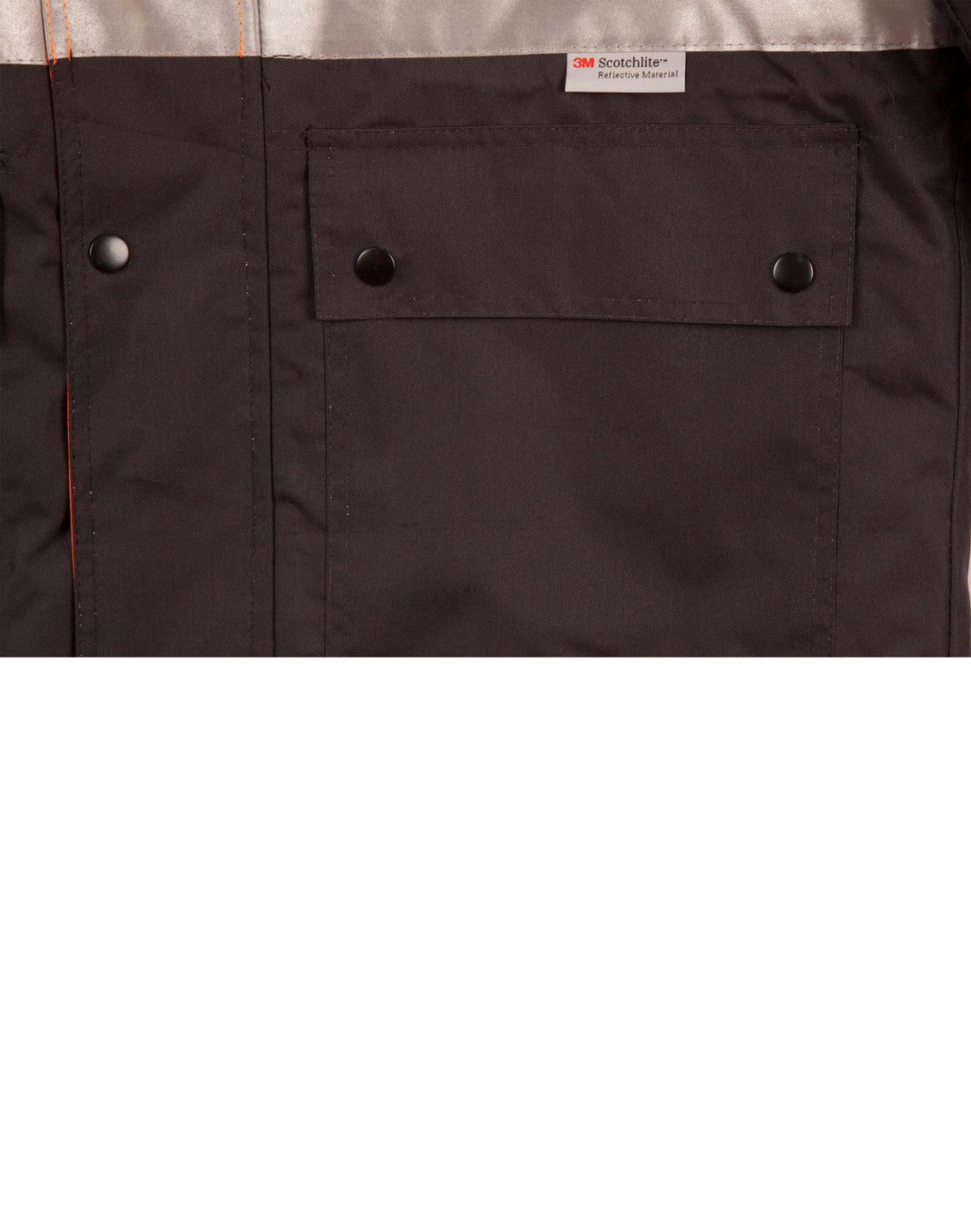Hi-Vis Two Tone Rain Proof Jacket With Quilt Lining