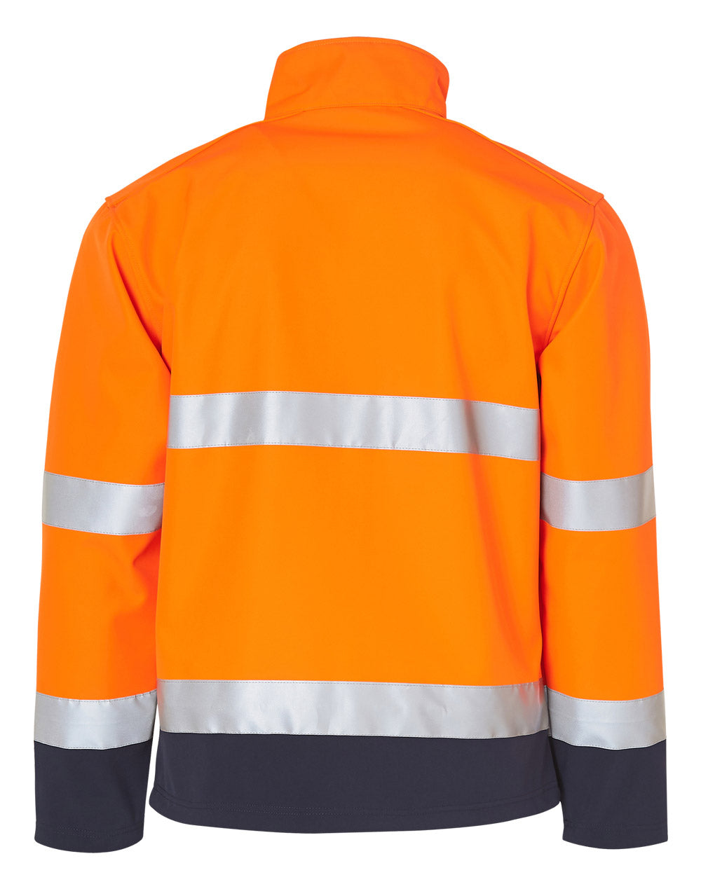 Hi-Vis Safety Jacket - Orange Navy