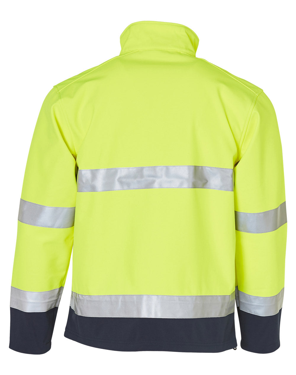 Hi-Vis Safety Jacket - Yellow Navy