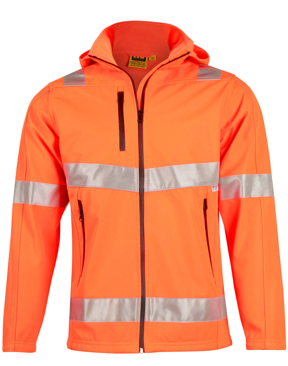 Hi-Vis Safety Jacket-Unisex - Orange