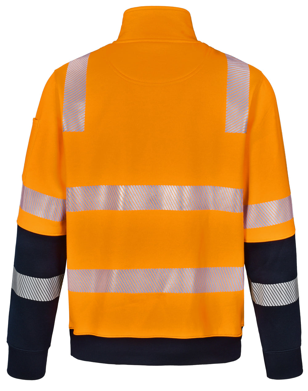 Vic Rail Hi Vis Safety Jumper- Unisex - Orange Navy