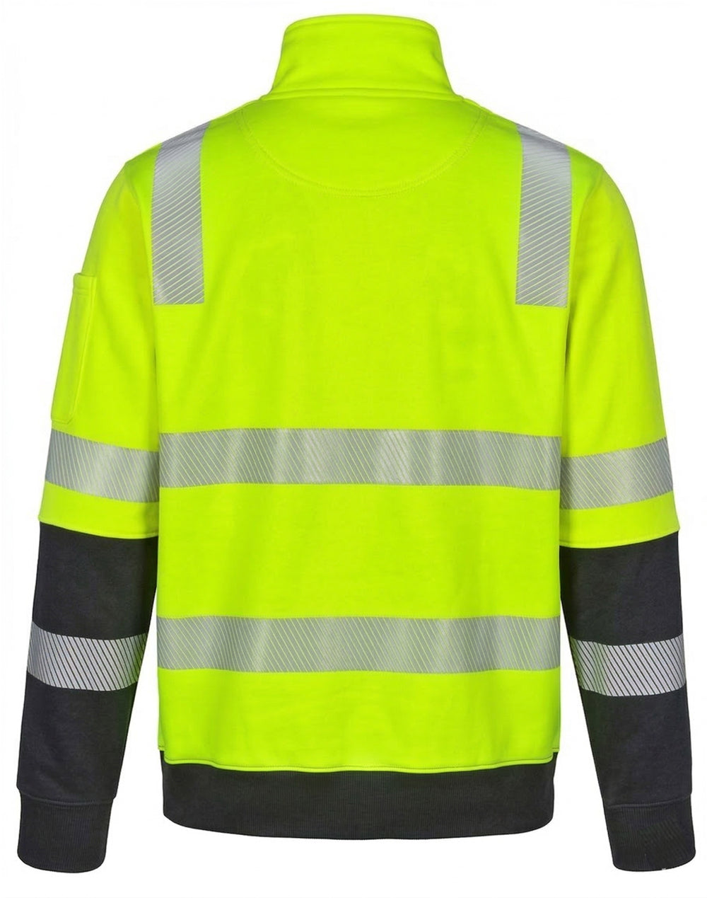 Vic Rail Hi Vis Safety Jumper- Unisex - Yellow Charcoal
