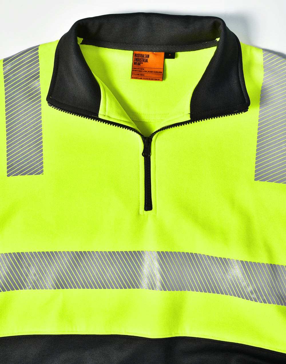 Vic Rail Hi Vis Safety Jumper- Unisex - Yellow Charcoal