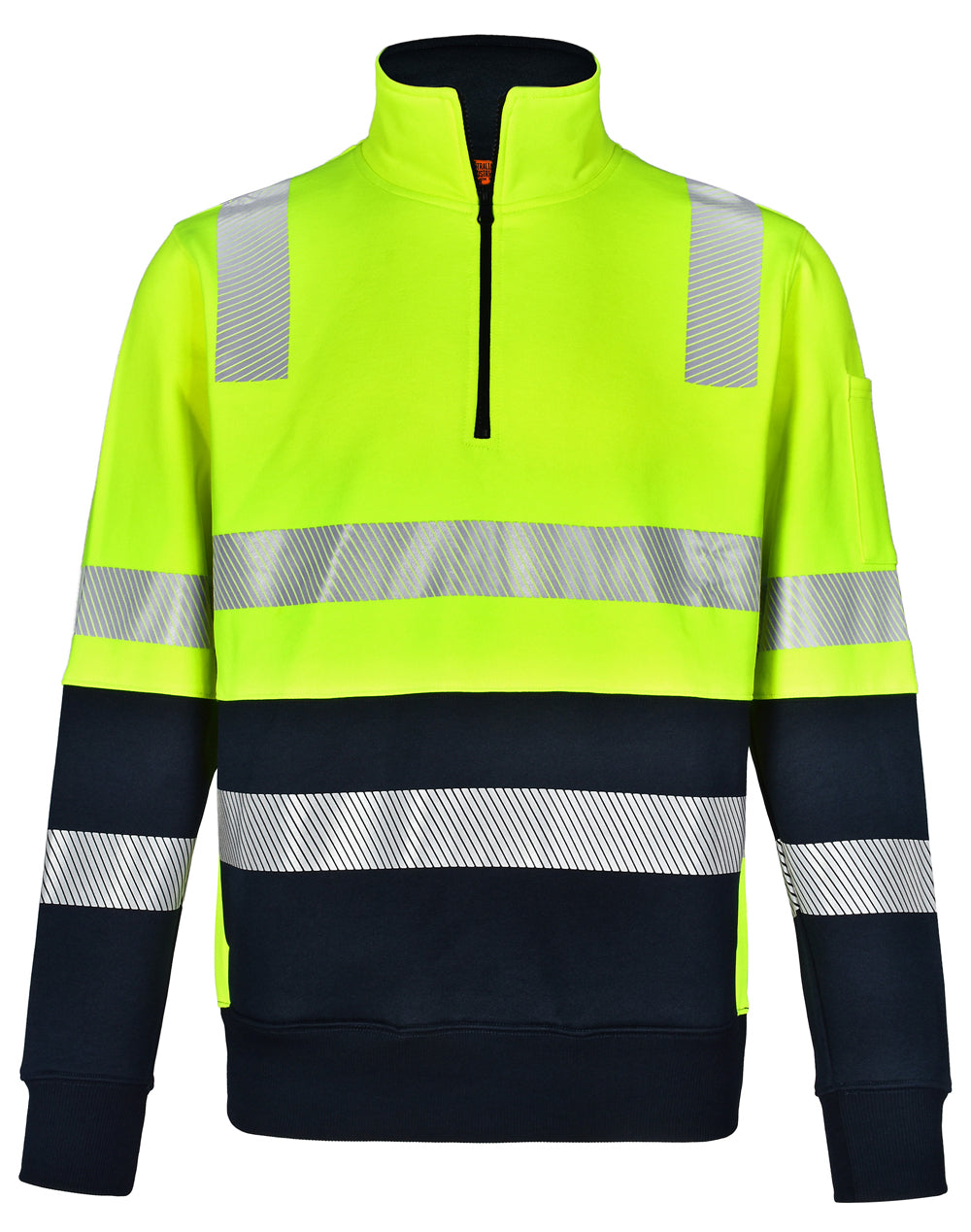 Vic Rail Hi Vis Safety Jumper- Unisex - Yellow Navy