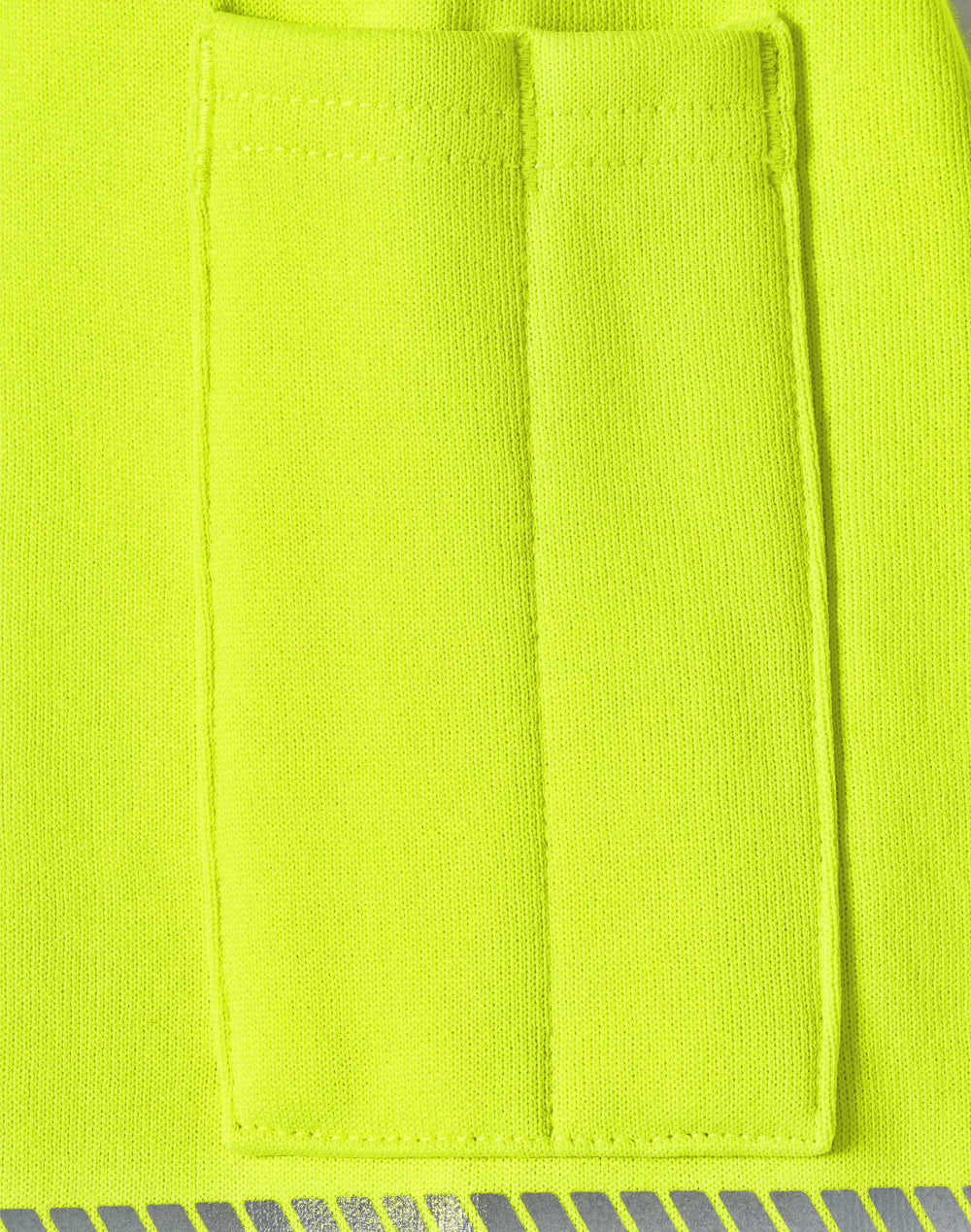 Vic Rail Hi Vis Safety Jumper- Unisex - Yellow Charcoal