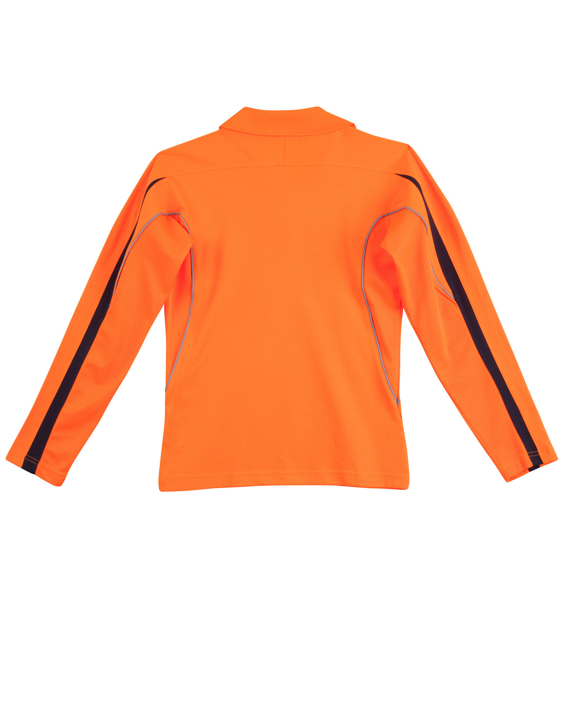 Hi-Vis Legend Long Sleeve Polo Ladies' - Orange Navy