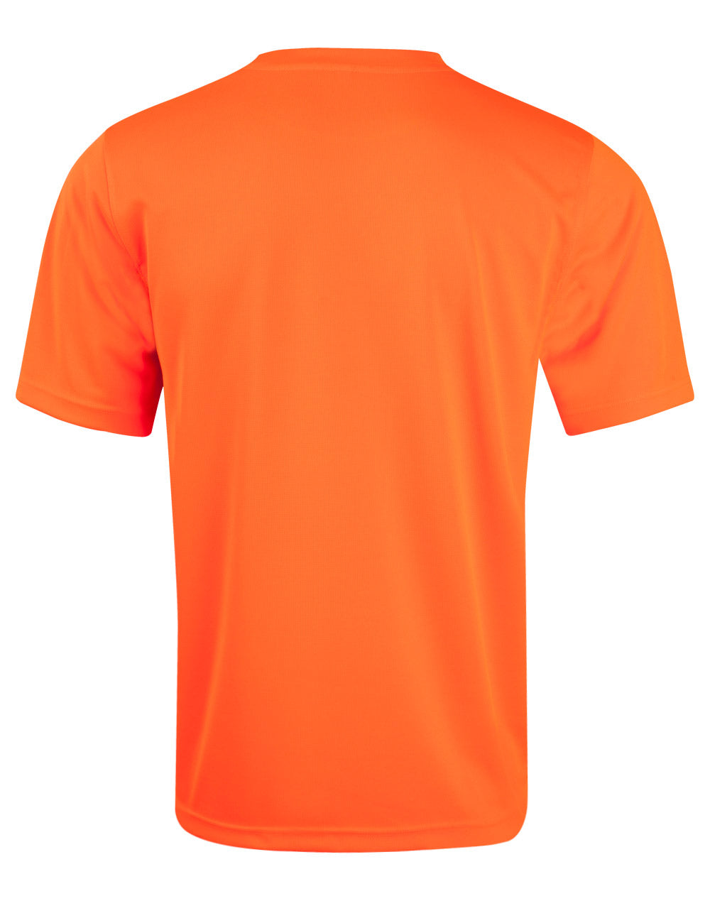 Hi-Vis Mini Waffle Safety Tee-Unisex - Orange