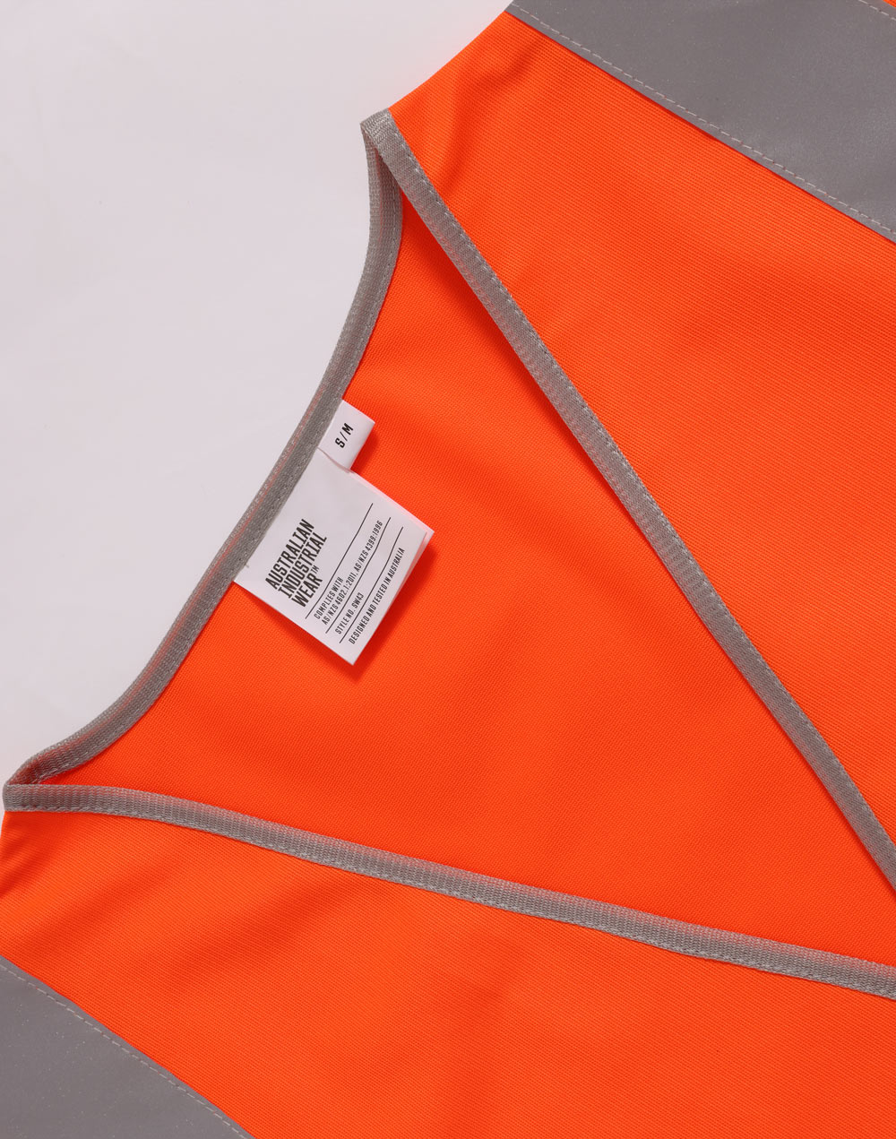 Safety Vest With Shoulder Tapes - Orange