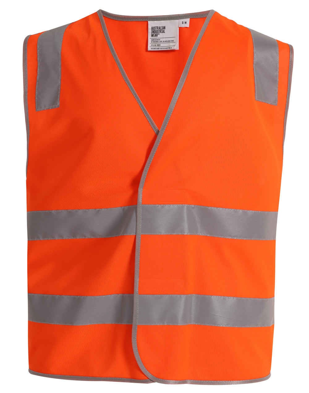 Safety Vest With Shoulder Tapes - Orange