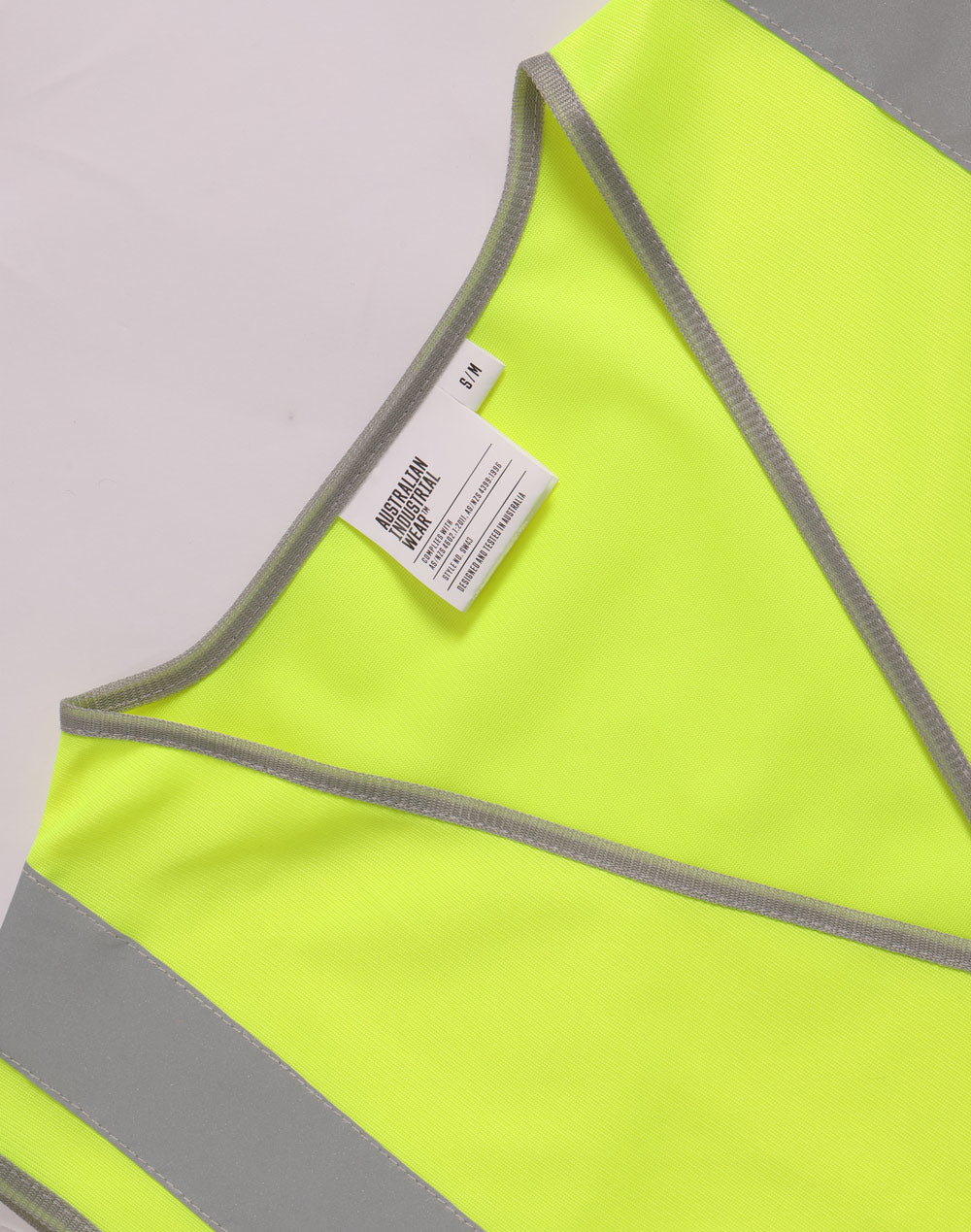 Safety Vest With Shoulder Tapes - Yellow