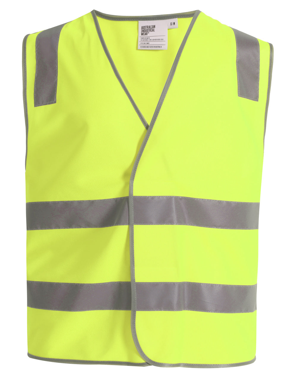 Safety Vest With Shoulder Tapes - Yellow