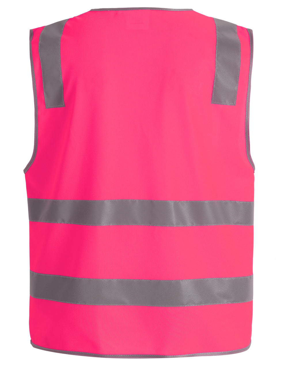 Safety Vest With Shoulder Tapes - Pink