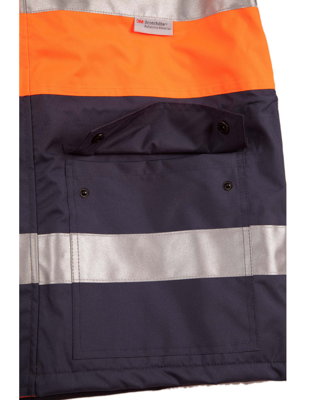 Hi-Vis Long Line Jacket Polar With Fleece Lining