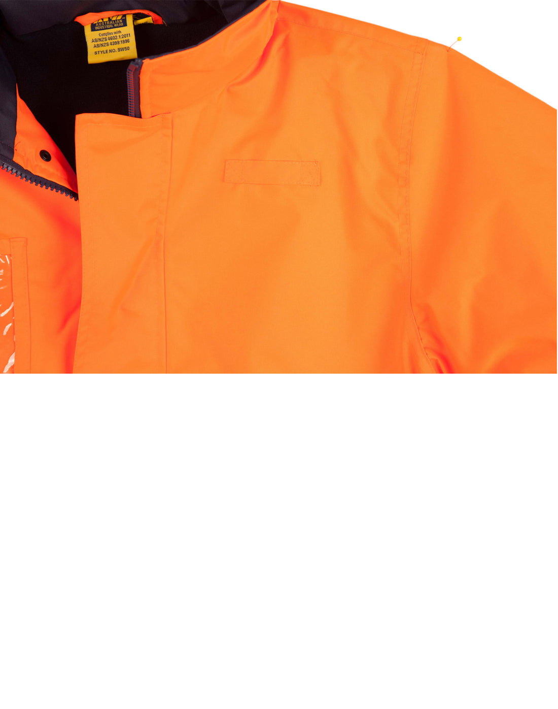 Hi-Vis Long Line Jacket Polar With Fleece Lining