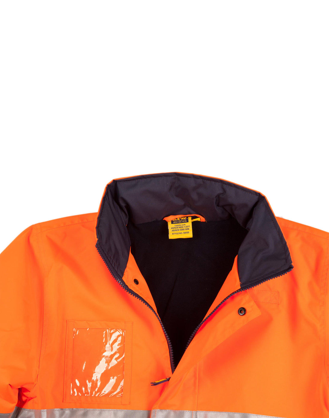 Hi-Vis Long Line Jacket Polar With Fleece Lining
