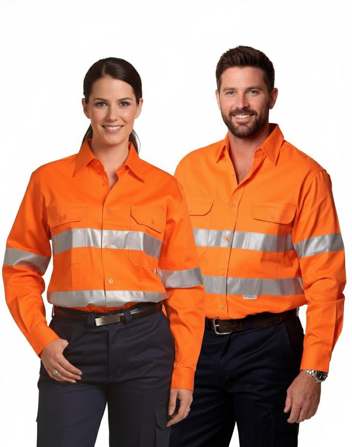 Cotton Drill Safety Shirt - Unisex