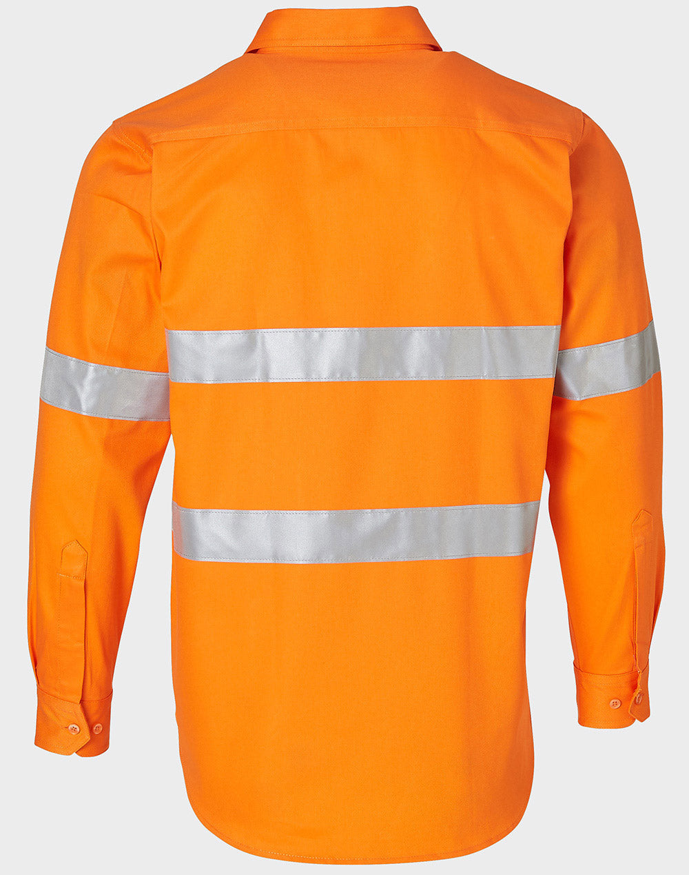 Cotton Drill Safety Shirt - Unisex - Orange