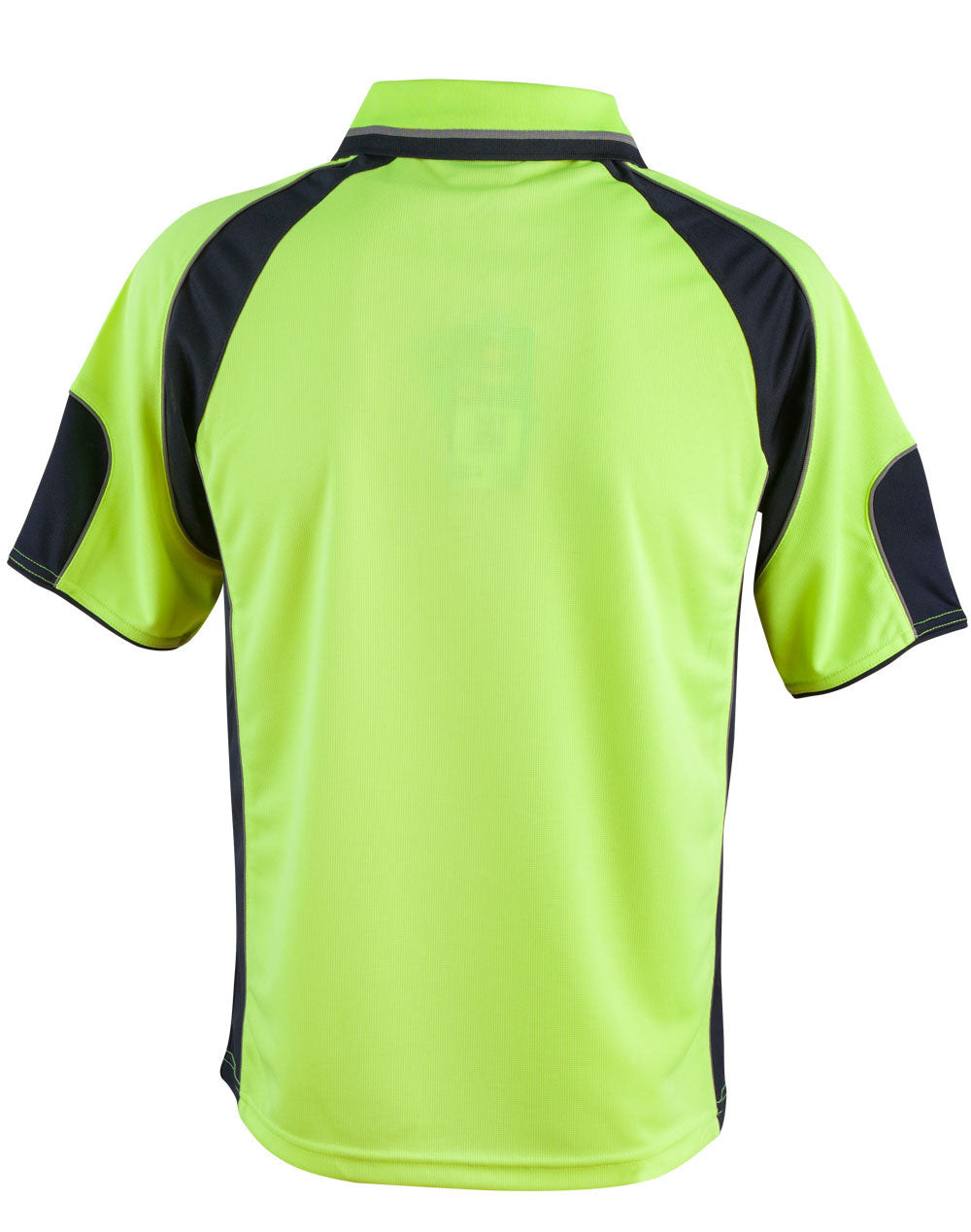 High-Vis Polo - Unisex - FluoroYellow Navy