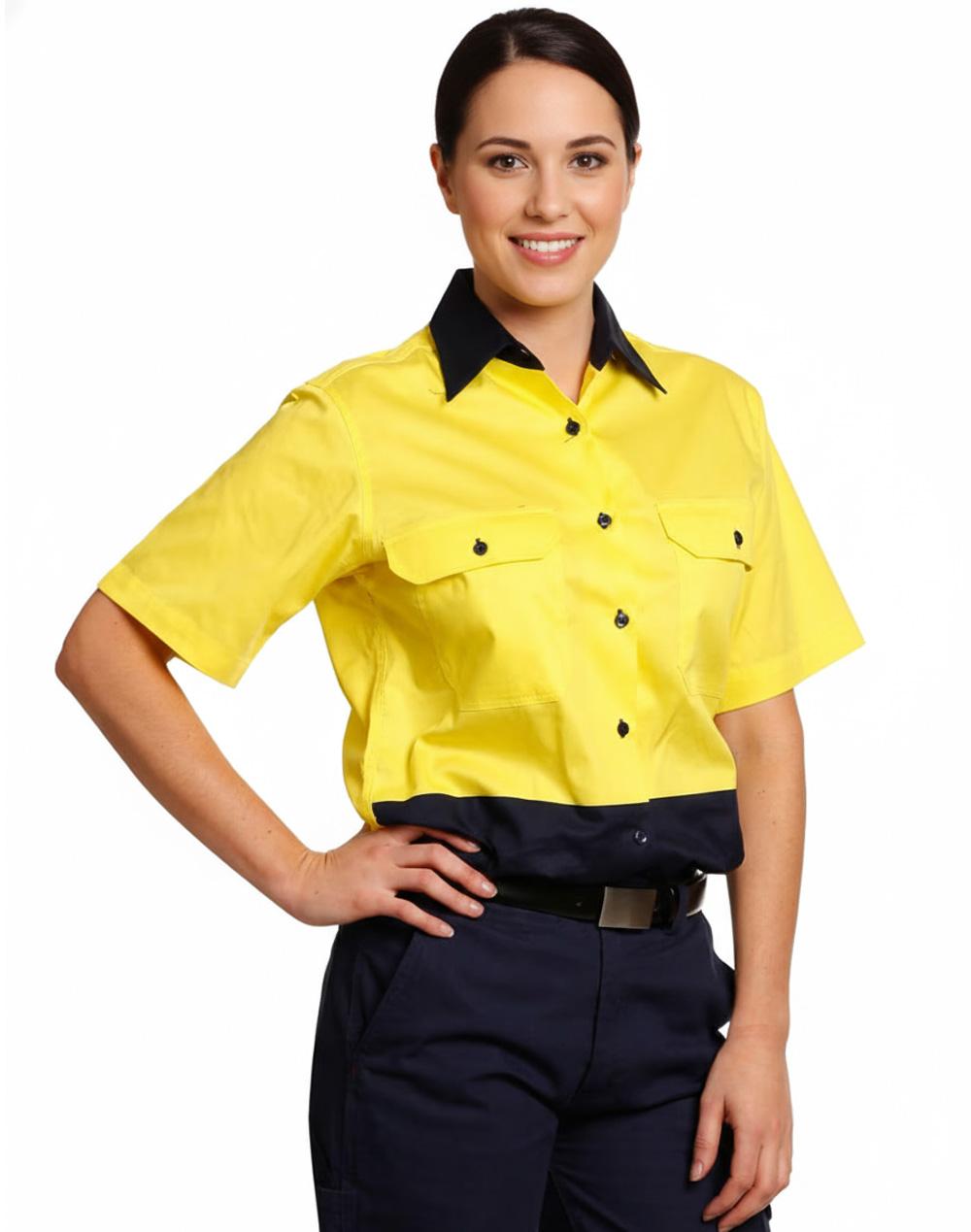Women'S Short Sleeve Safety Shirt