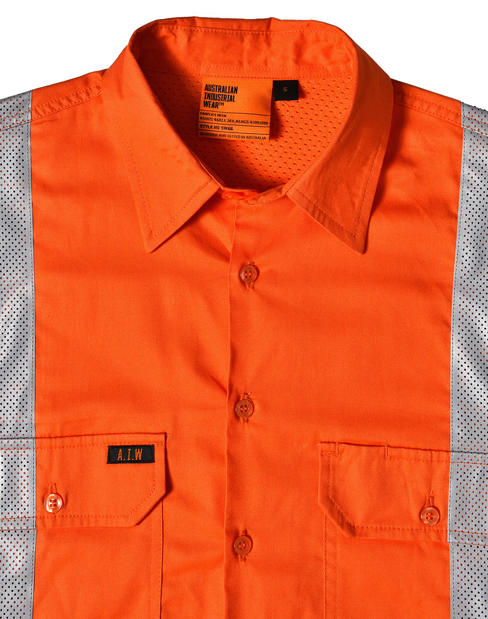 Nsw Rail Lightweight Safety Shirt - Orange