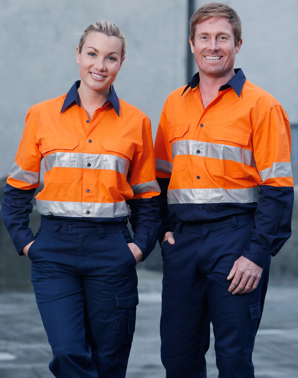 Rip-Stop Long Sleeve Safety Shirt