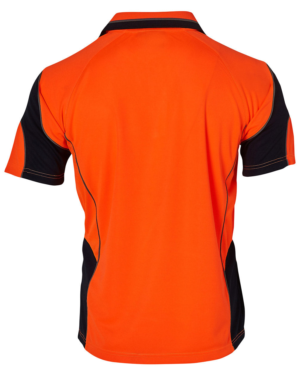 Alliance Short Sleeve Safety Polo - Unisex - Orange Navy