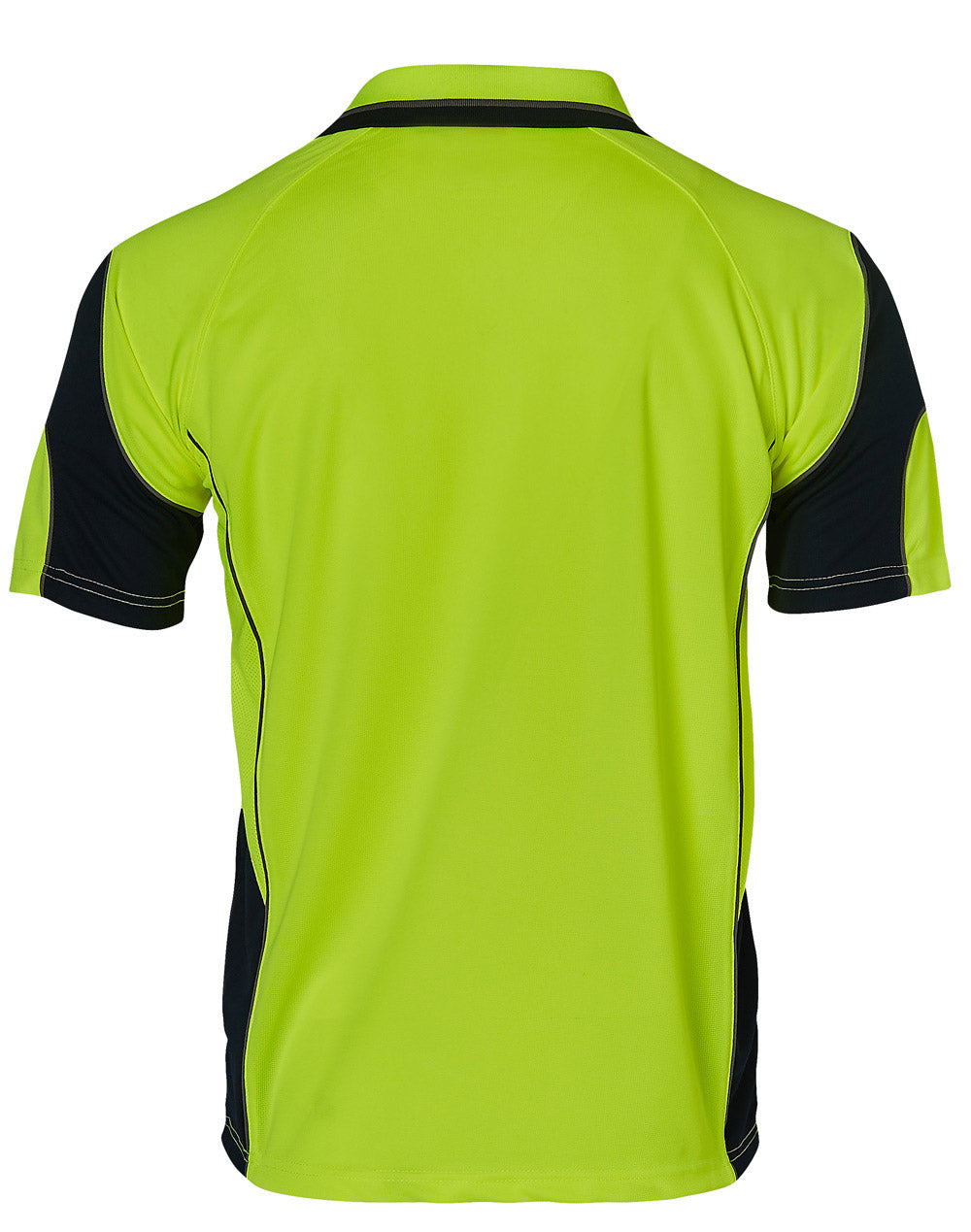 Alliance Short Sleeve Safety Polo - Unisex - Yellow Navy