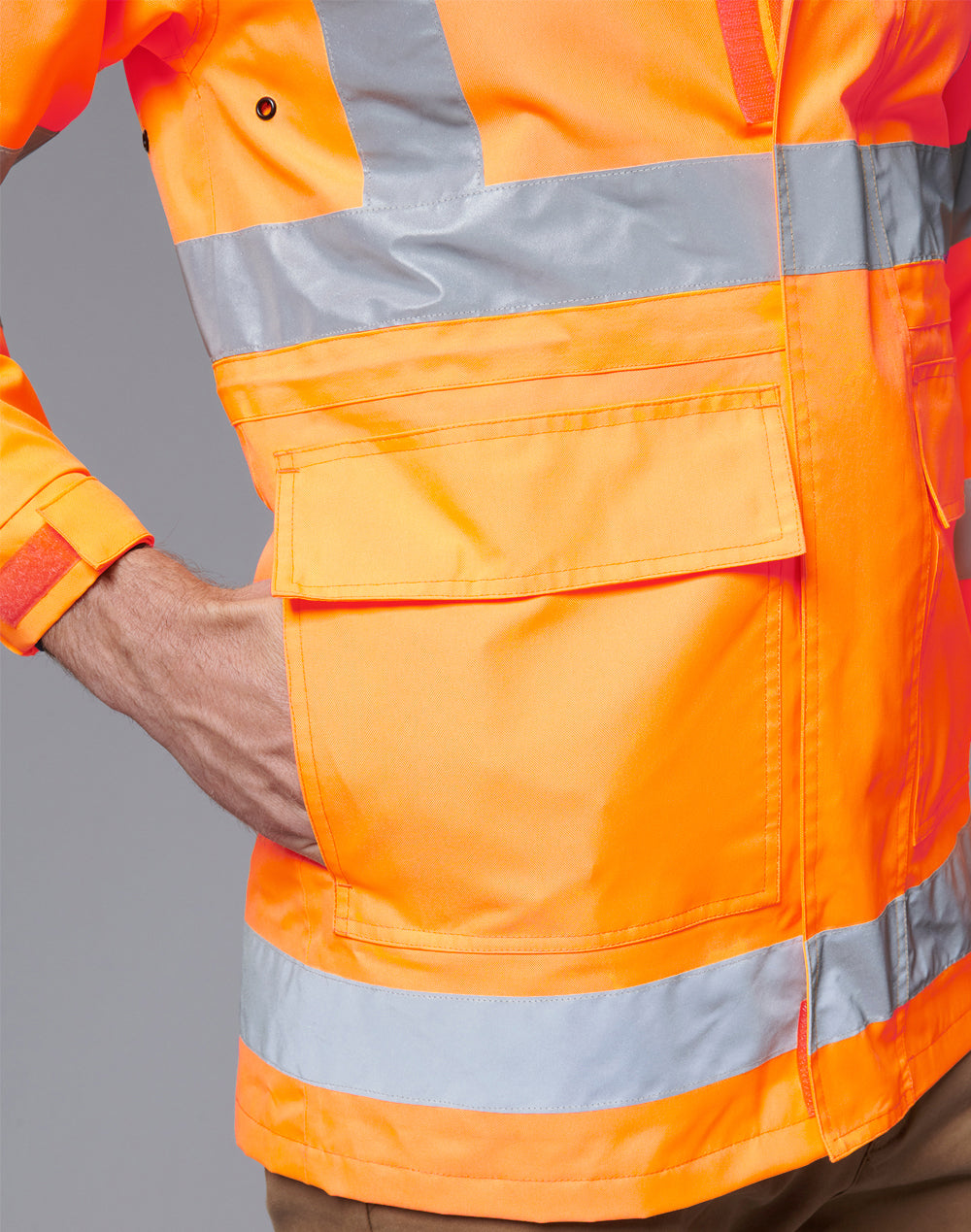 Vic Rail Hi Vis Safety Jacket - Unisex