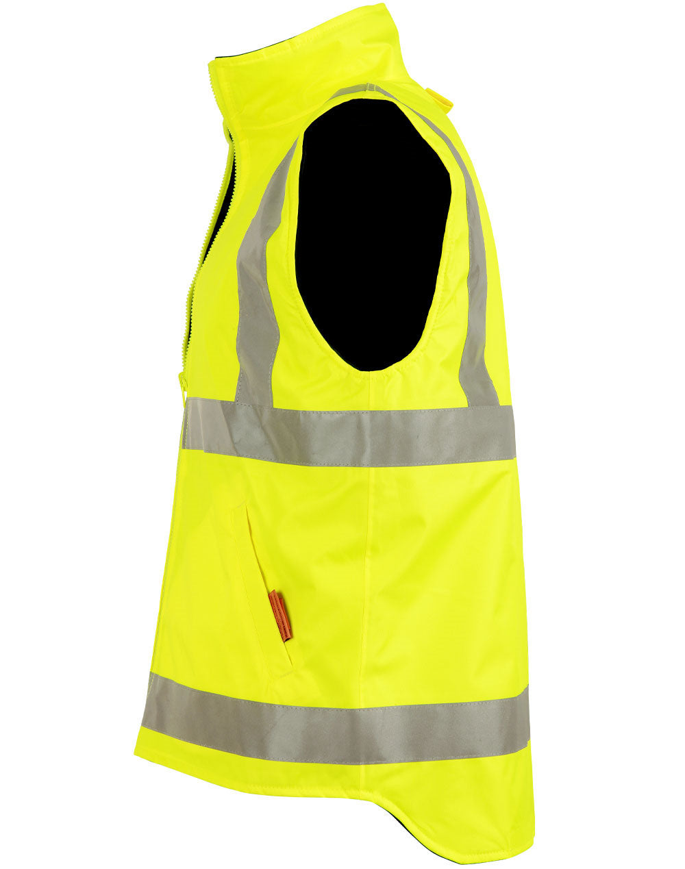 Vic Rail Hi Vis 3 In 1 Safety Jacket And Vest - Unisex