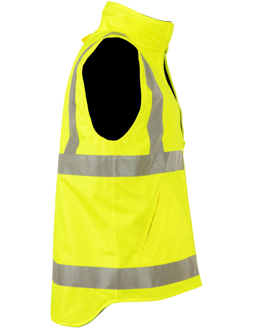 Vic Rail Hi Vis 3 In 1 Safety Jacket And Vest - Unisex