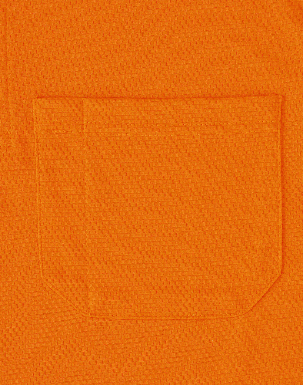 Unisex Hi-Vis Bamboo Charcoal Ss Polo - Orange Navy