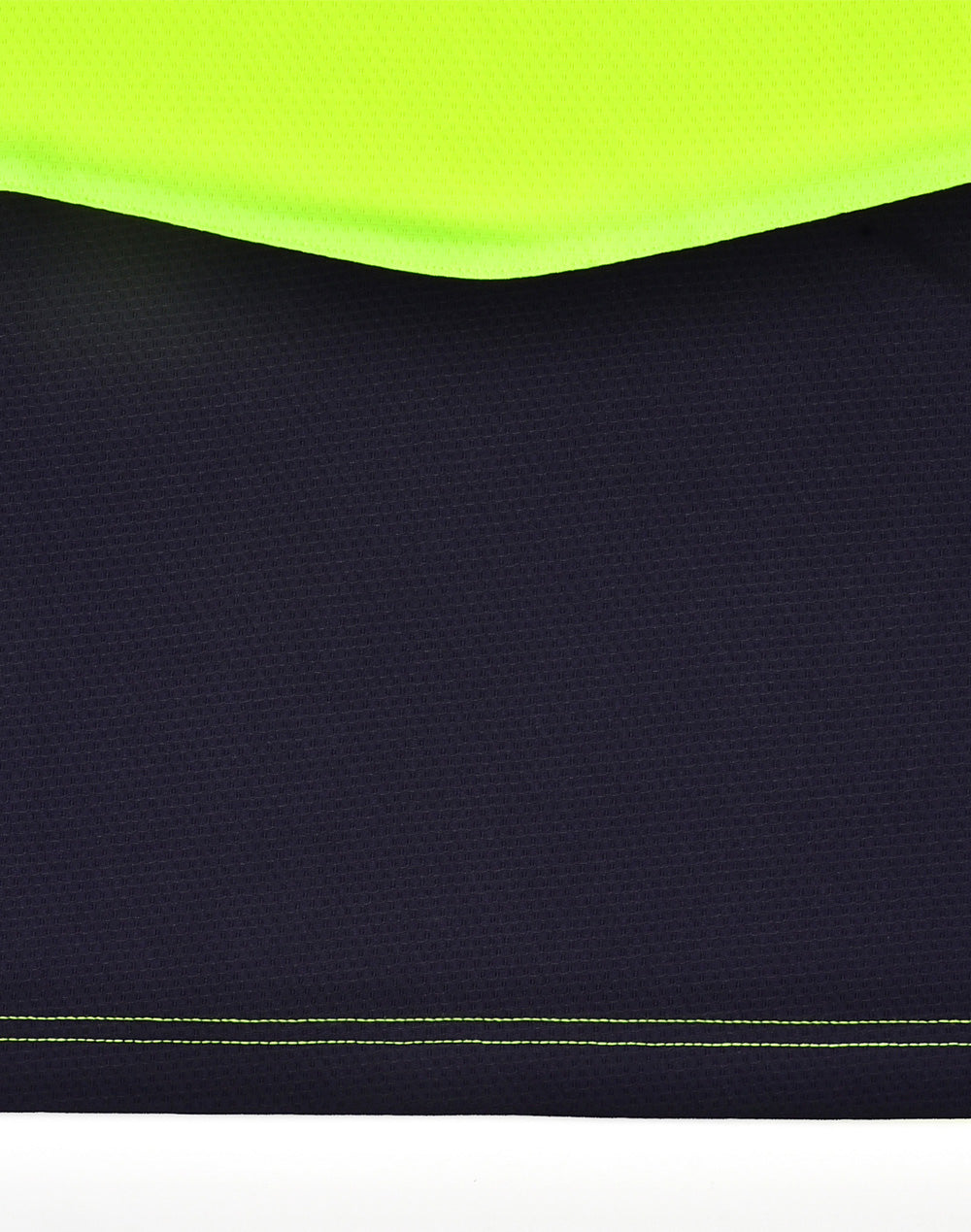 Unisex Hi-Vis Bamboo Charcoal Ss Polo - Yellow Navy