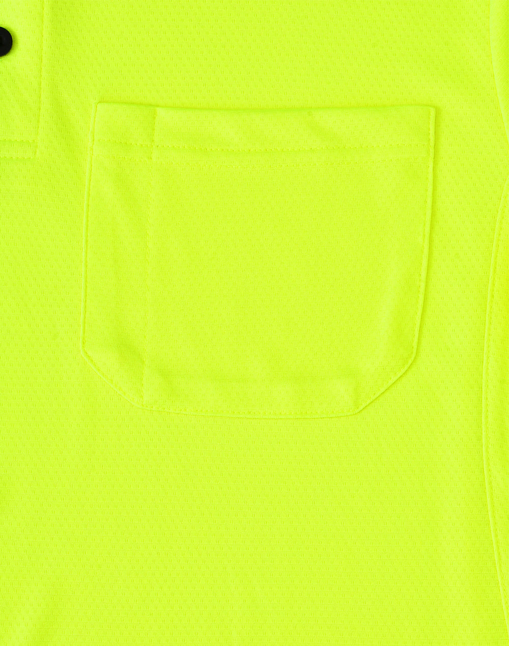Unisex Hi-Vis Bamboo Charcoal Ss Polo - Yellow Navy