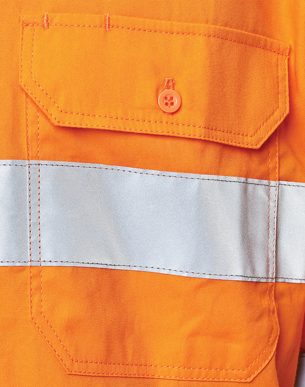 Unisex Hi Vis Cool-Breeze Safety Ls Shirt (Generic Tape)