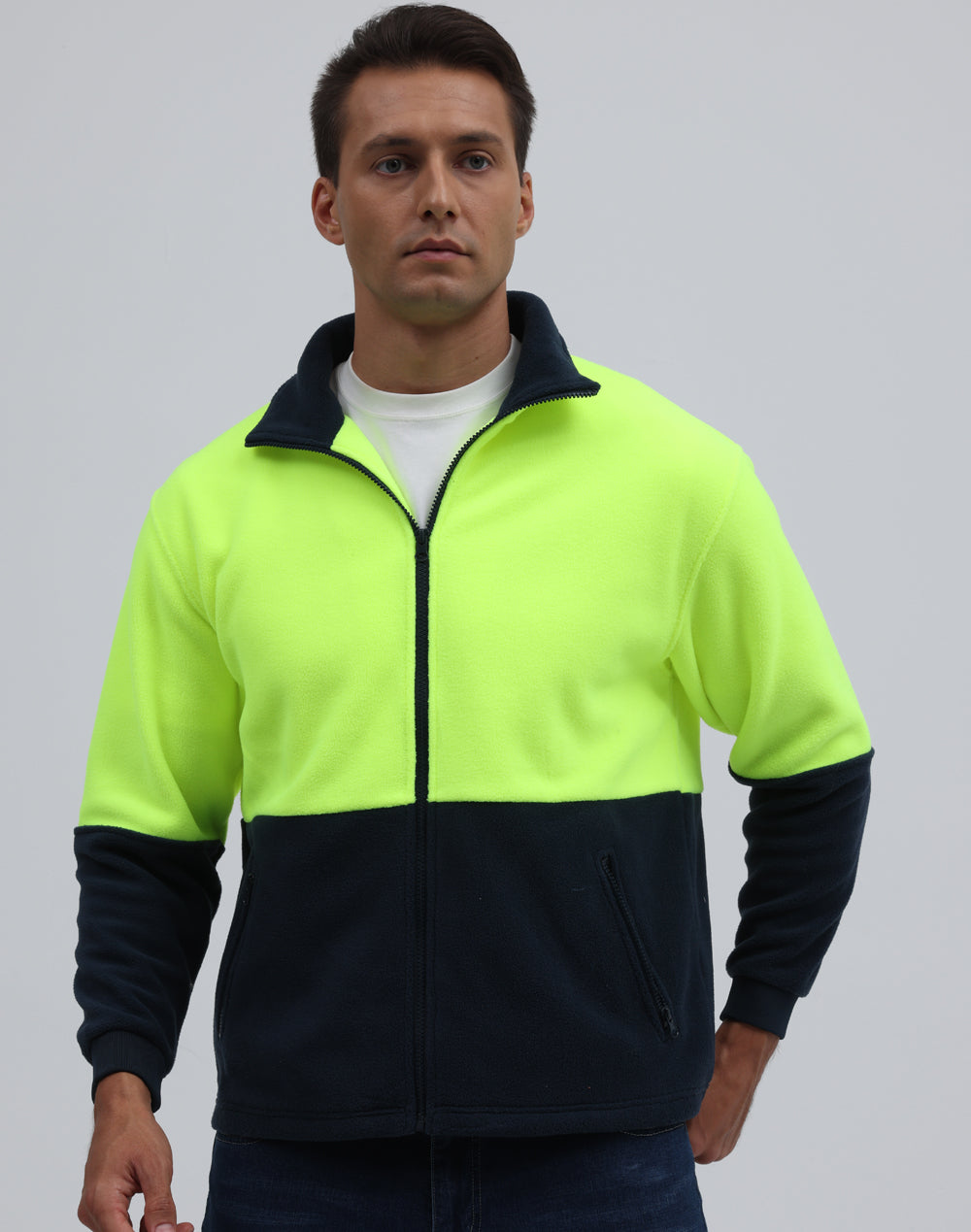 Hi-Vis Polar Fleece Zip Jacket