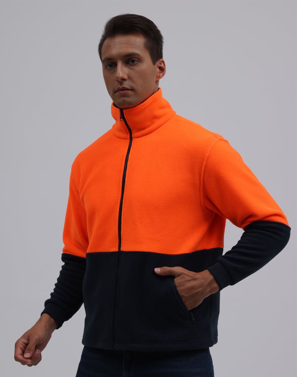 Hi-Vis Polar Fleece Zip Jacket
