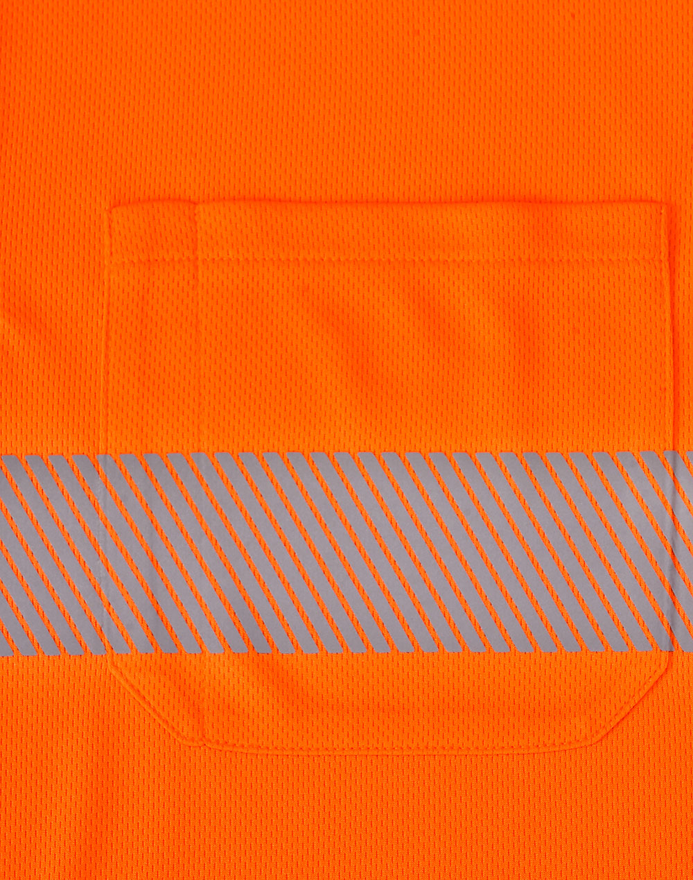 Unisex Cooldry® Segmented Ss Polo - Orange Charcoal