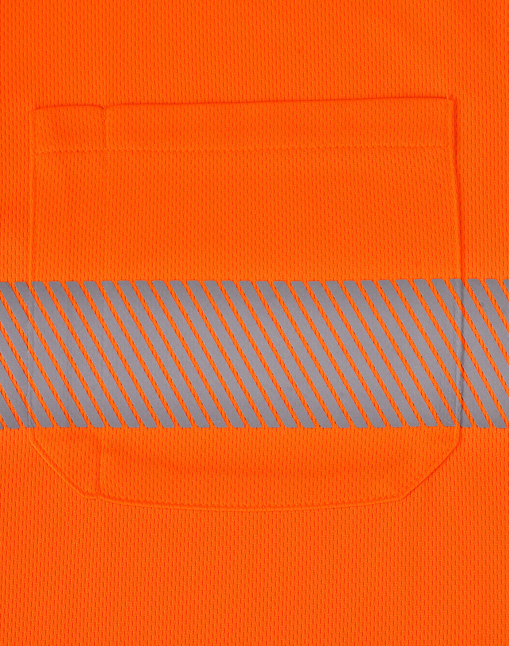 Unisex Cooldry® Segmented Ss Polo - Orange Navy