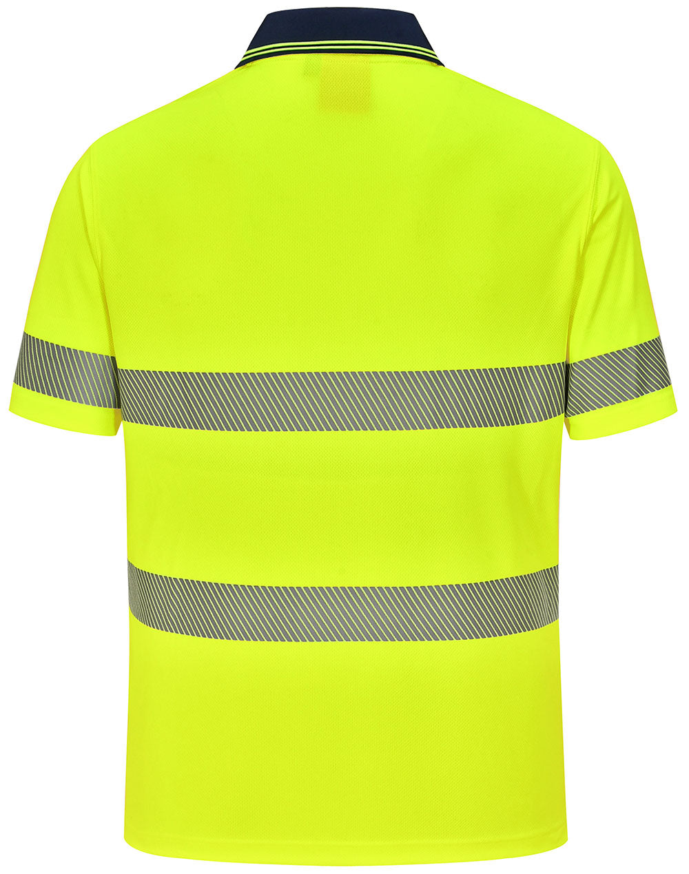 Unisex Cooldry® Segmented Ss Polo - Yellow Navy