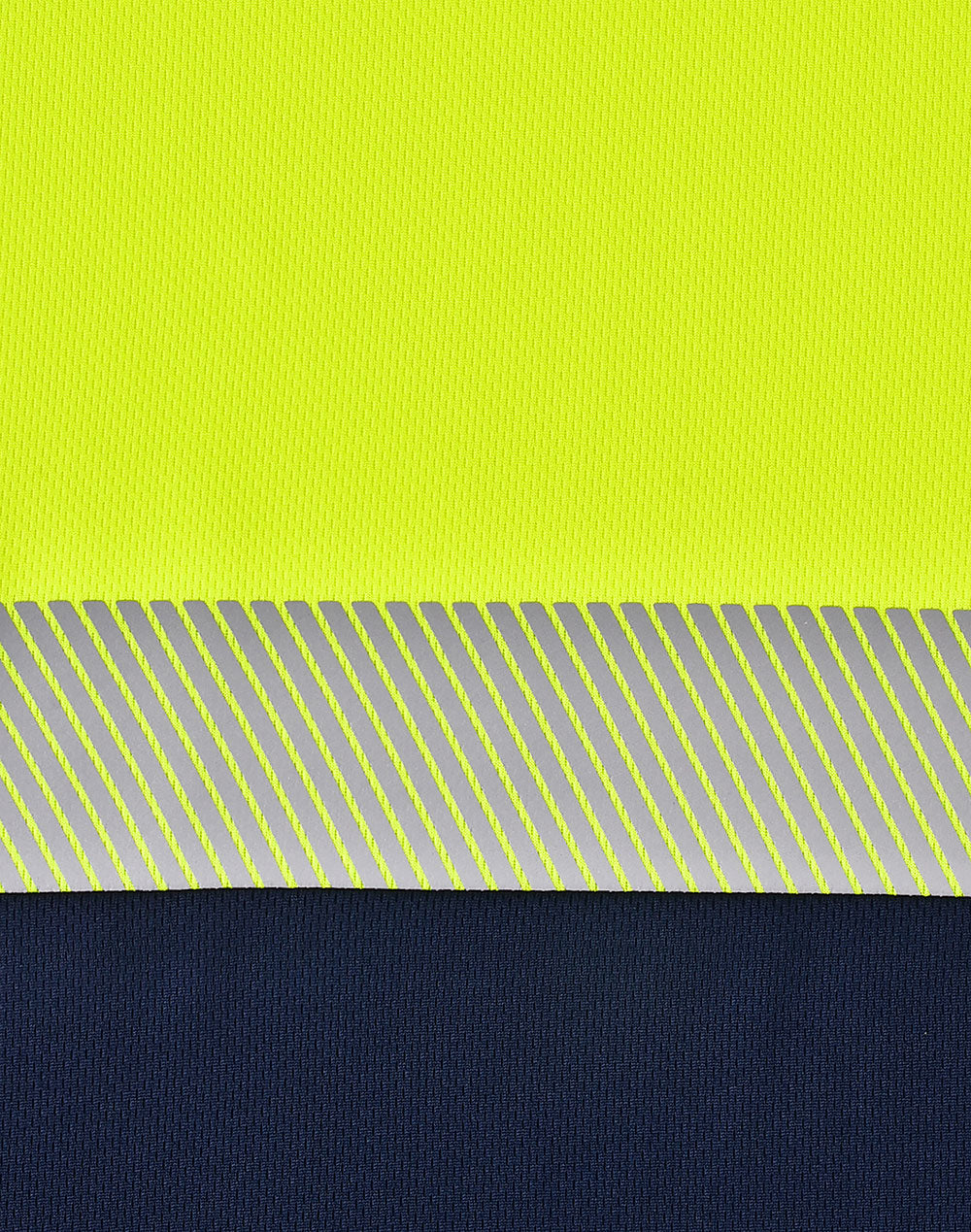 Unisex Cooldry® Segmented Ss Polo - Yellow Navy