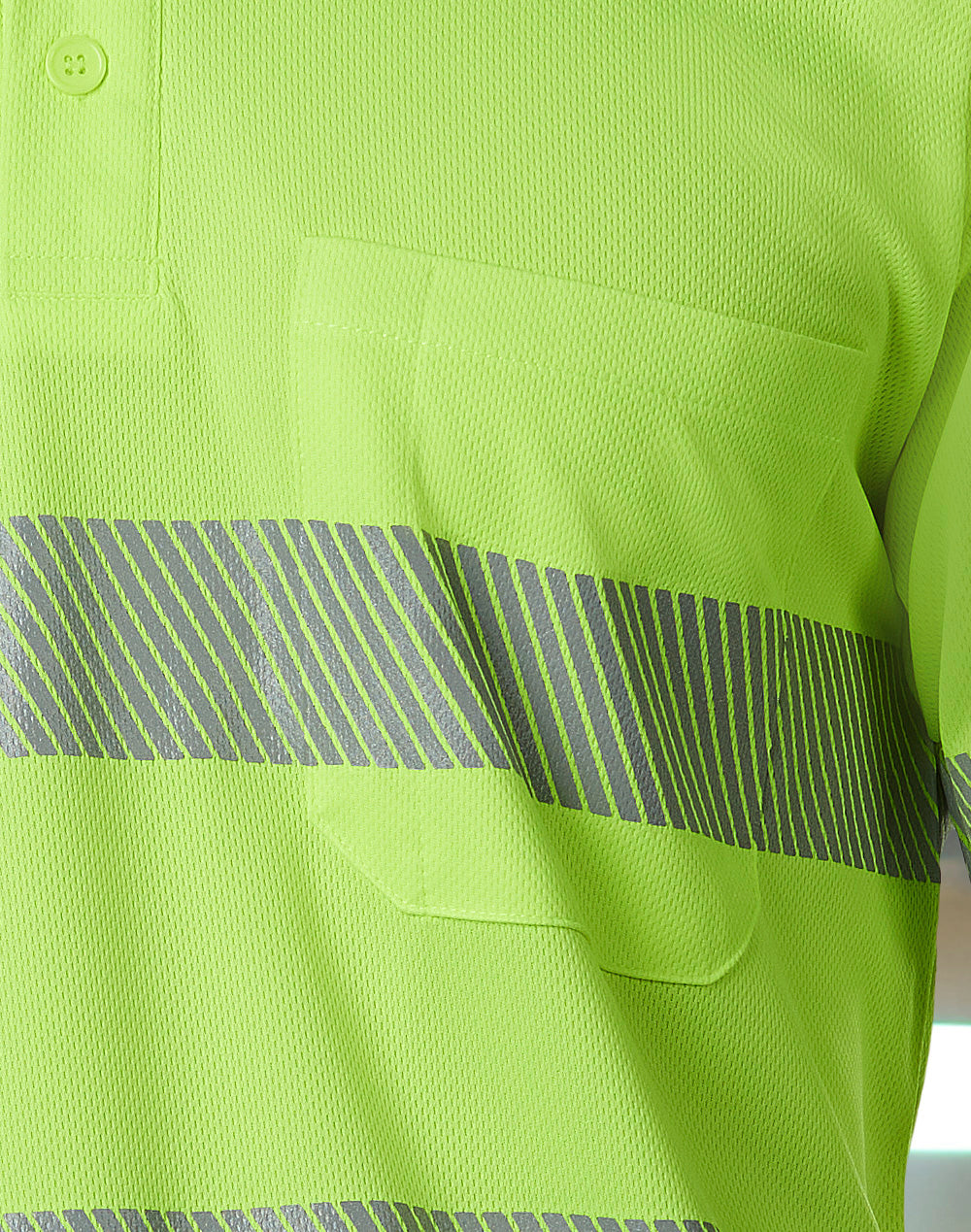 Unisex Cooldry® Segmented Ss Polo - Yellow Navy