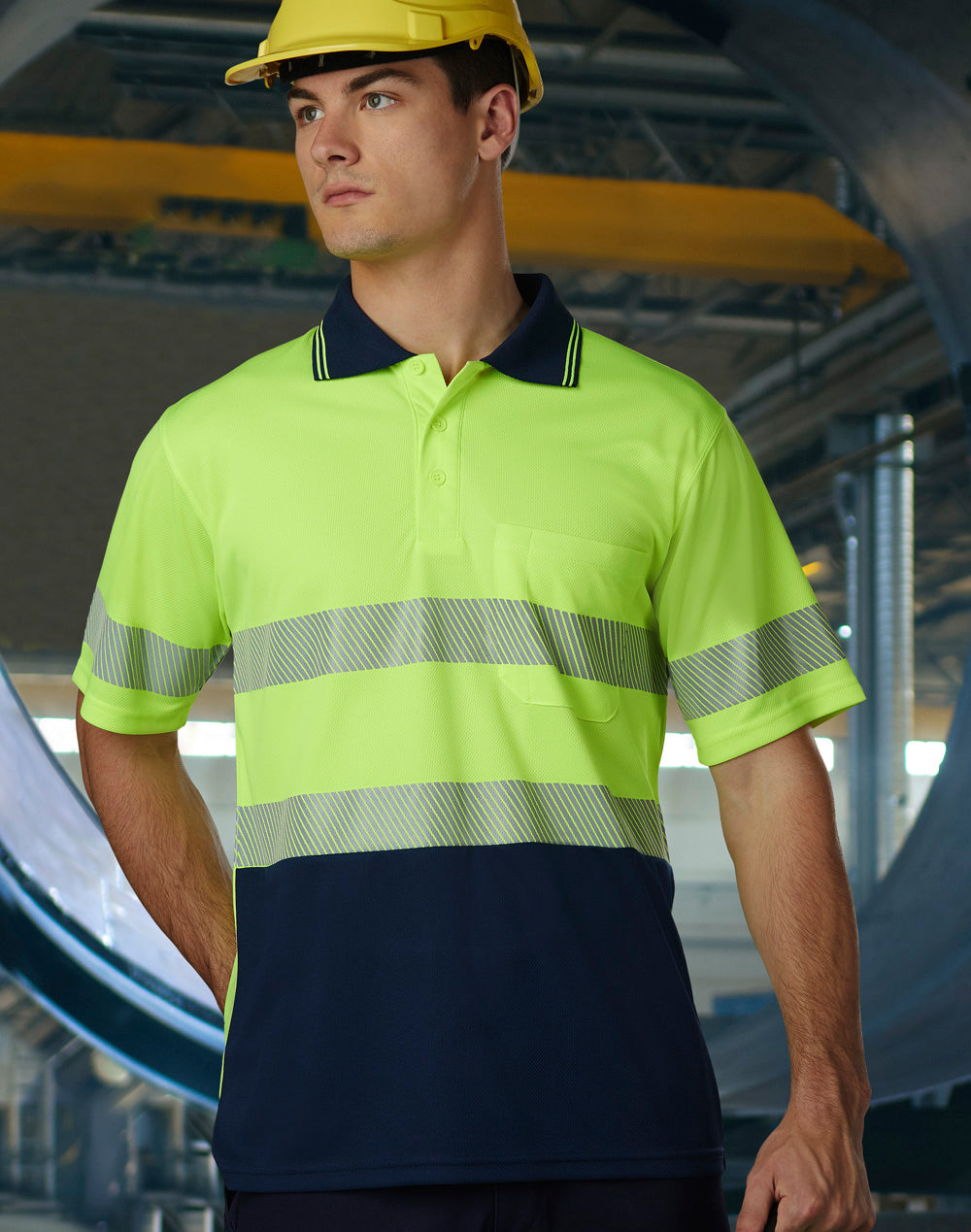 Unisex Cooldry® Segmented Ss Polo