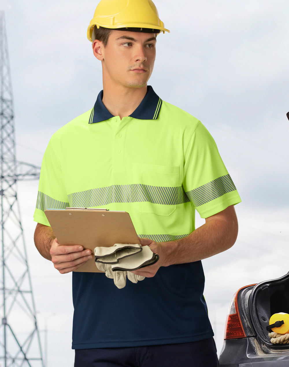 Unisex Cooldry® Segmented Ss Polo