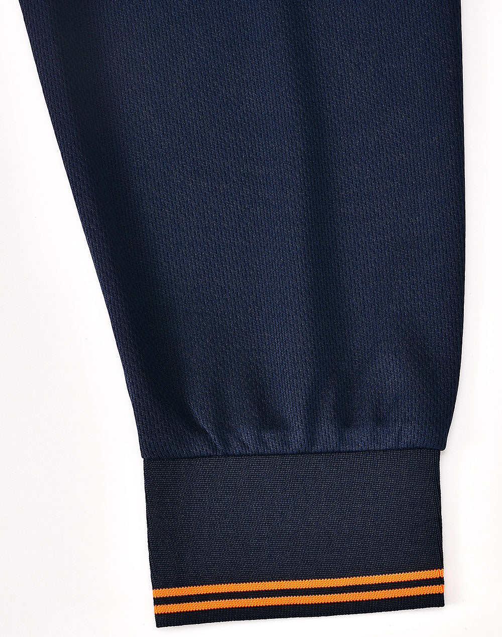 Unisex Cooldry® Segmented Ls Polo - Orange Navy