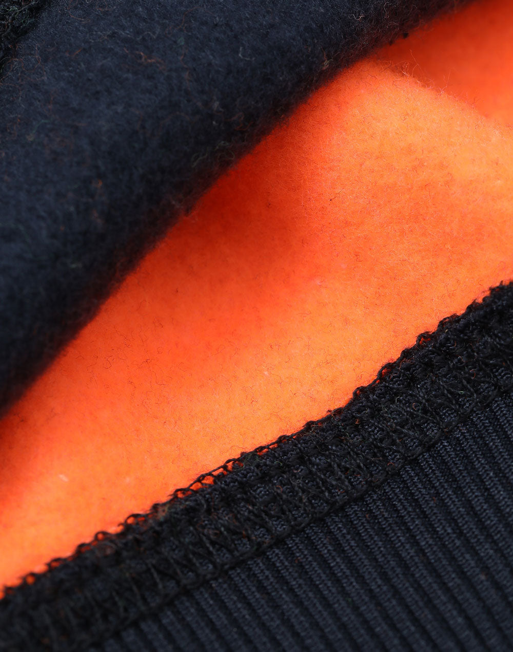 Hi-Vis Two Tone Safety Hoodies With Segmented Tapes - Orange Navy