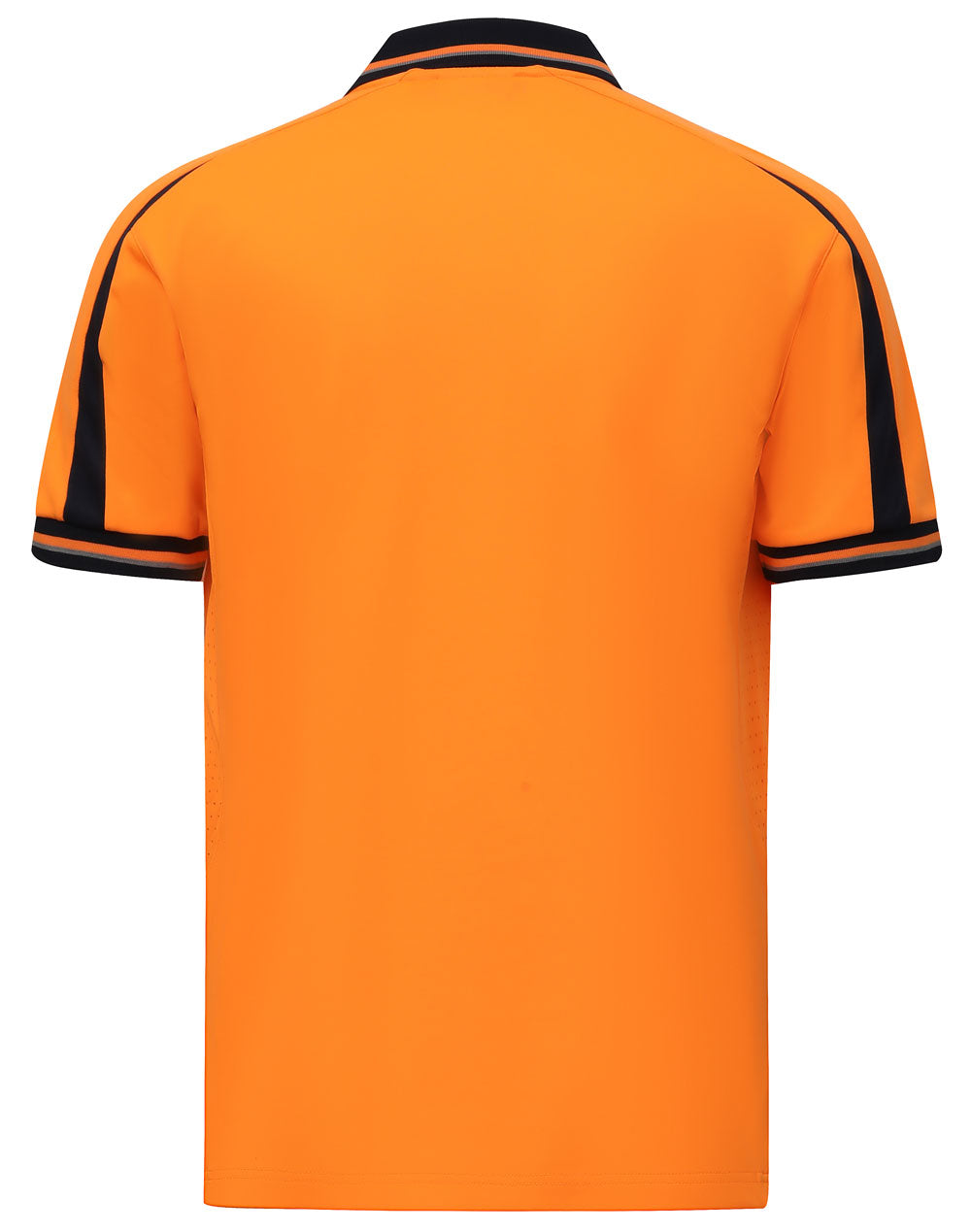 Hi-Vis Sustainable Cool-Breeze Safety Polo - Orange Navy