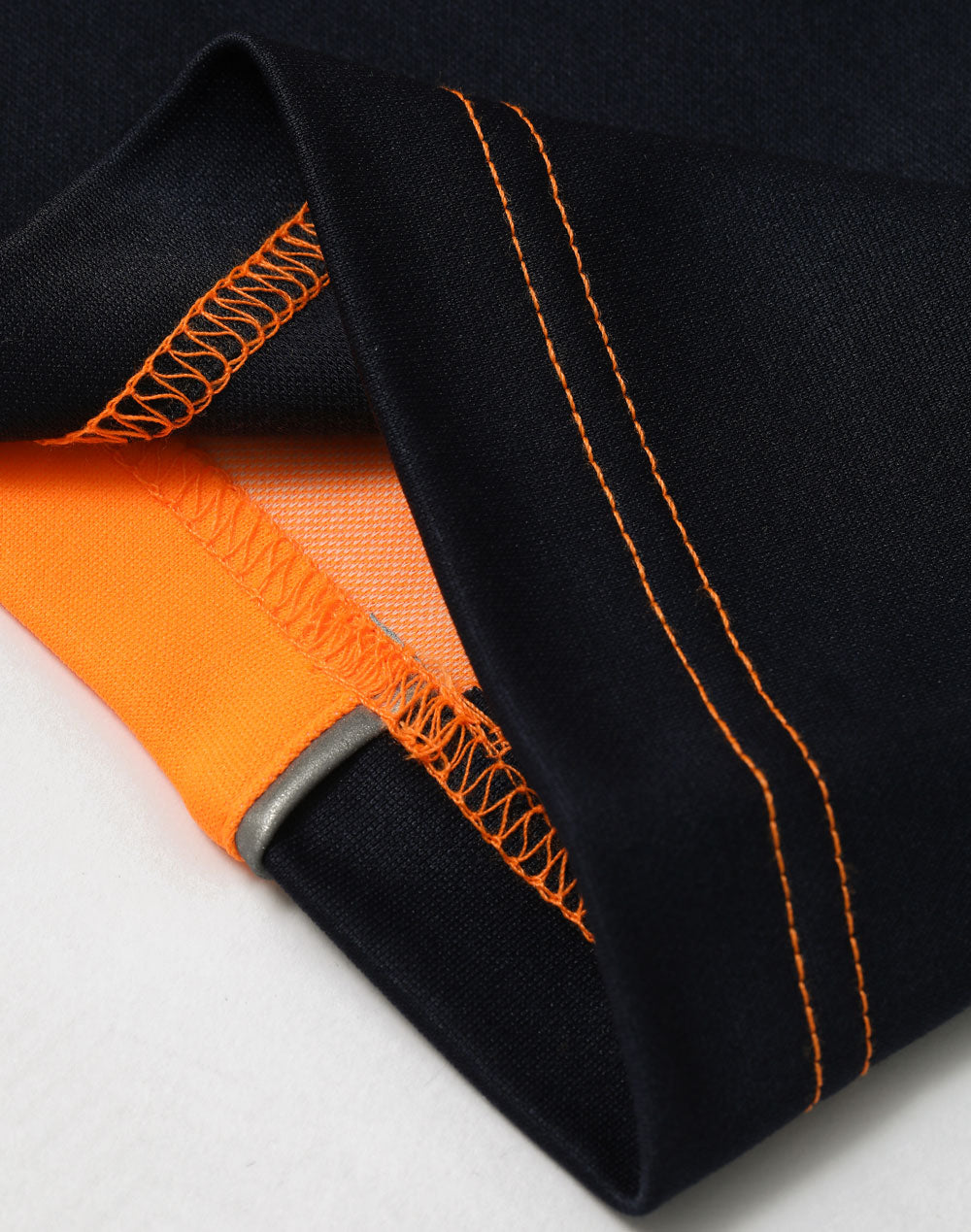 Hi-Vis Sustainable Cool-Breeze Safety Polo - Orange Navy