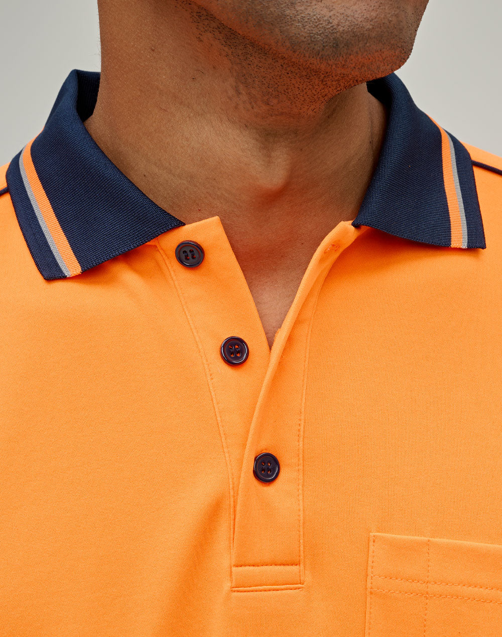 Hi-Vis Sustainable Cool-Breeze Safety Polo